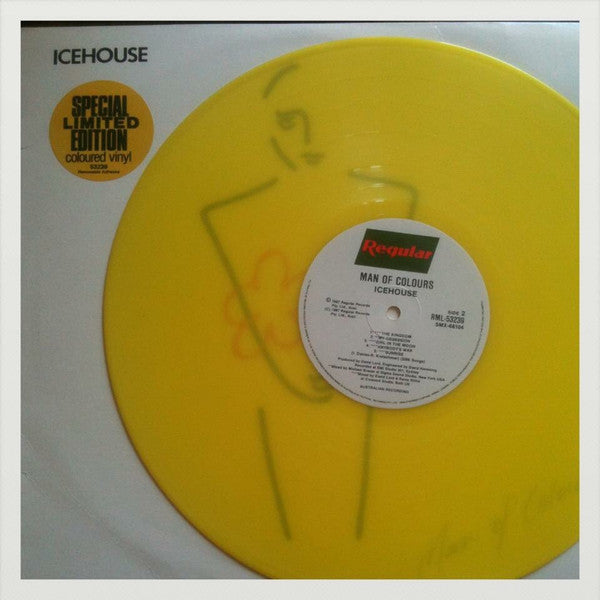 Icehouse : Man Of Colours (LP, Album, Ltd, Yel)