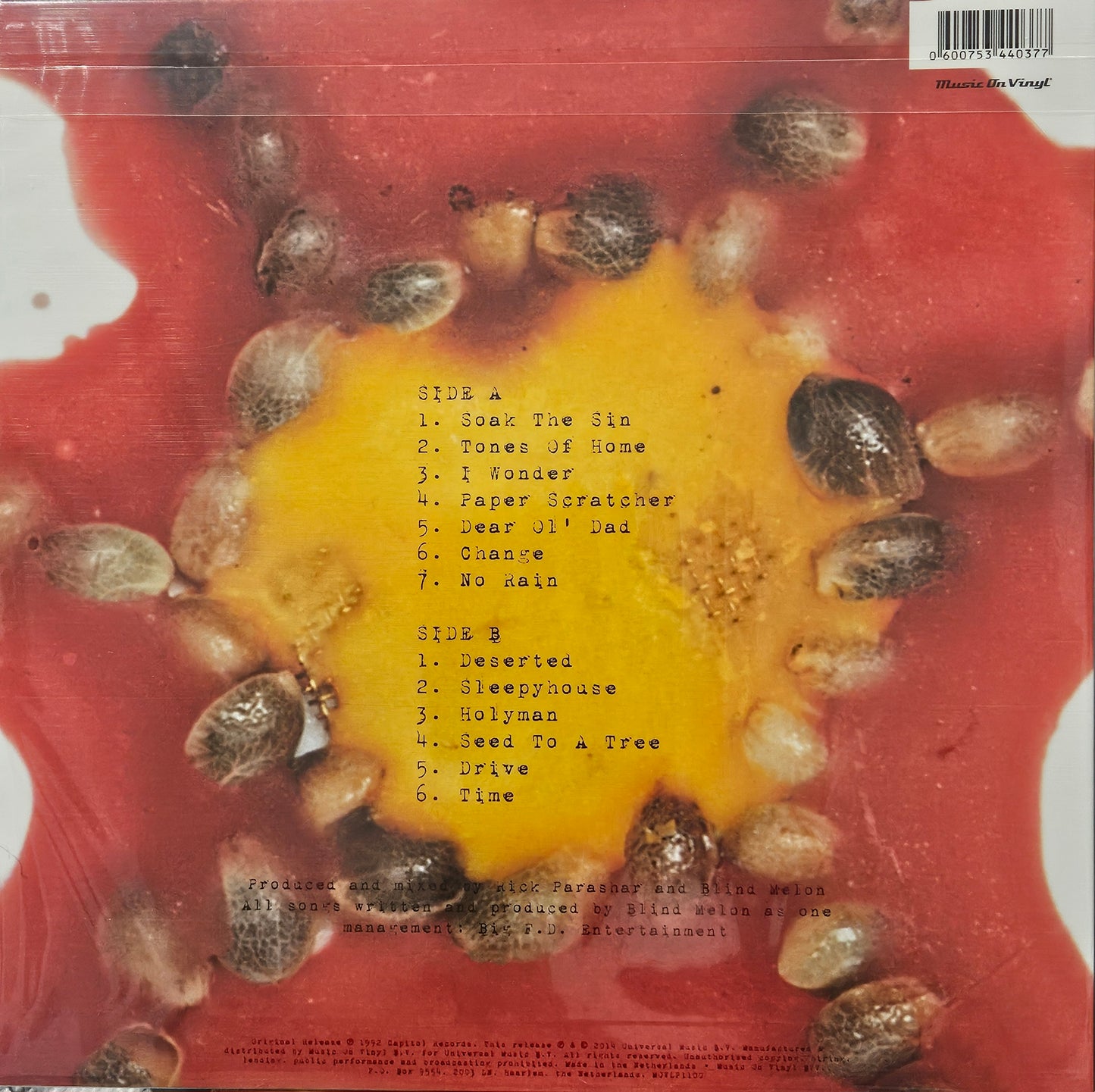 Blind Melon – Blind Melon (Vinyl, LP, Album, 180g)
