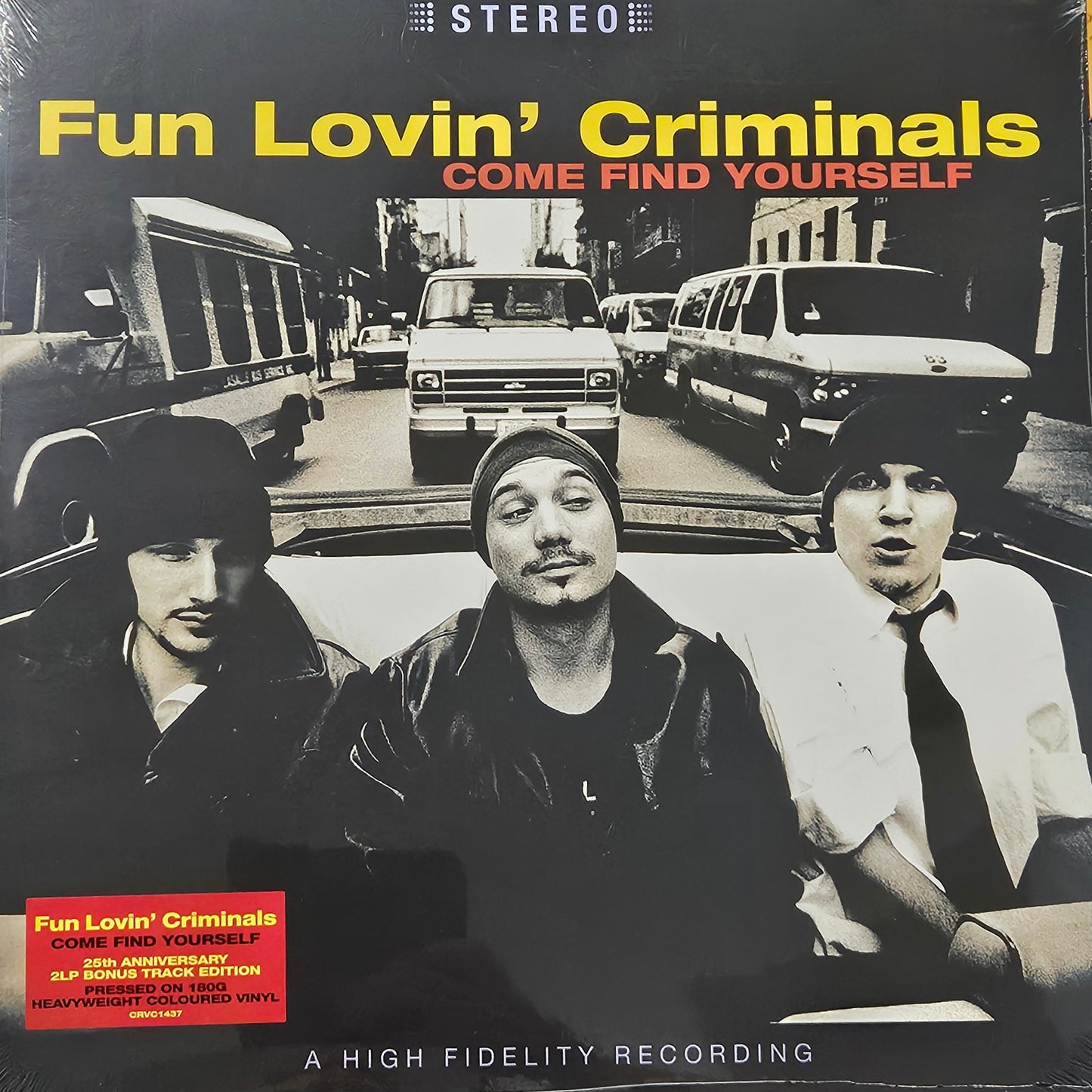 Fun Lovin' Criminals – Come Find Yourself (2 x Vinyl, LP, Album, Limited Edition, Red/Yellow, 180g, Gatefold)