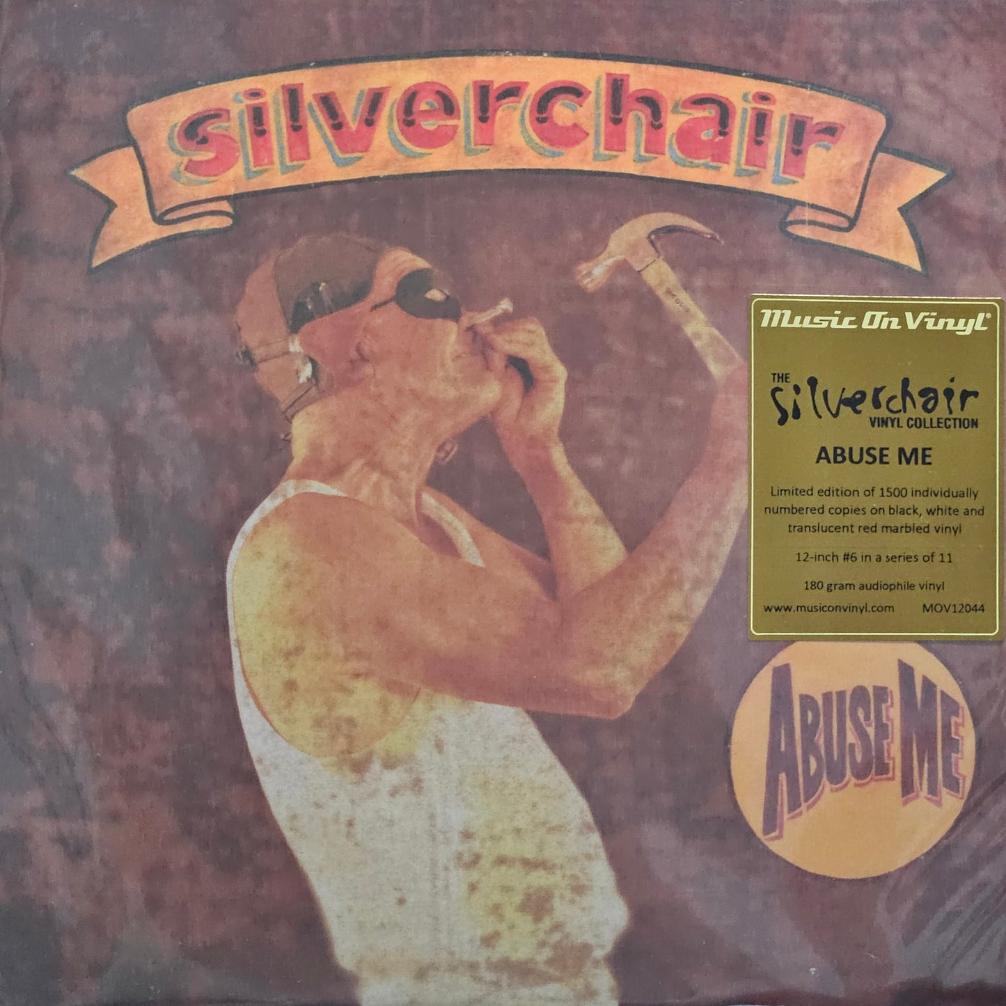 SILVERCHAIR - ABUSE ME VINYL LIMITED EDITION /1500 RED BLACK WHITE COLOURED
