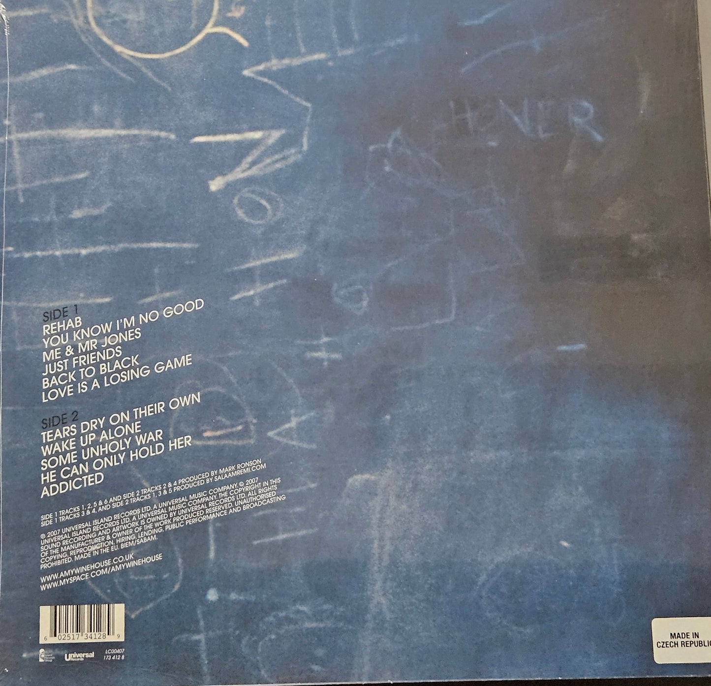 AMY WINEHOUSE
Back To Black (Black Vinyl)