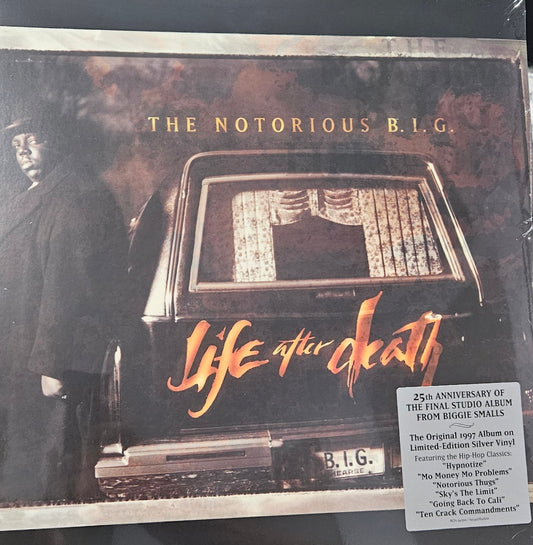 The Notorious B.I.G. - Life After Death (3xLP, Album, RE) Limited Ed Silver Coloured Vinyl BIGGIE