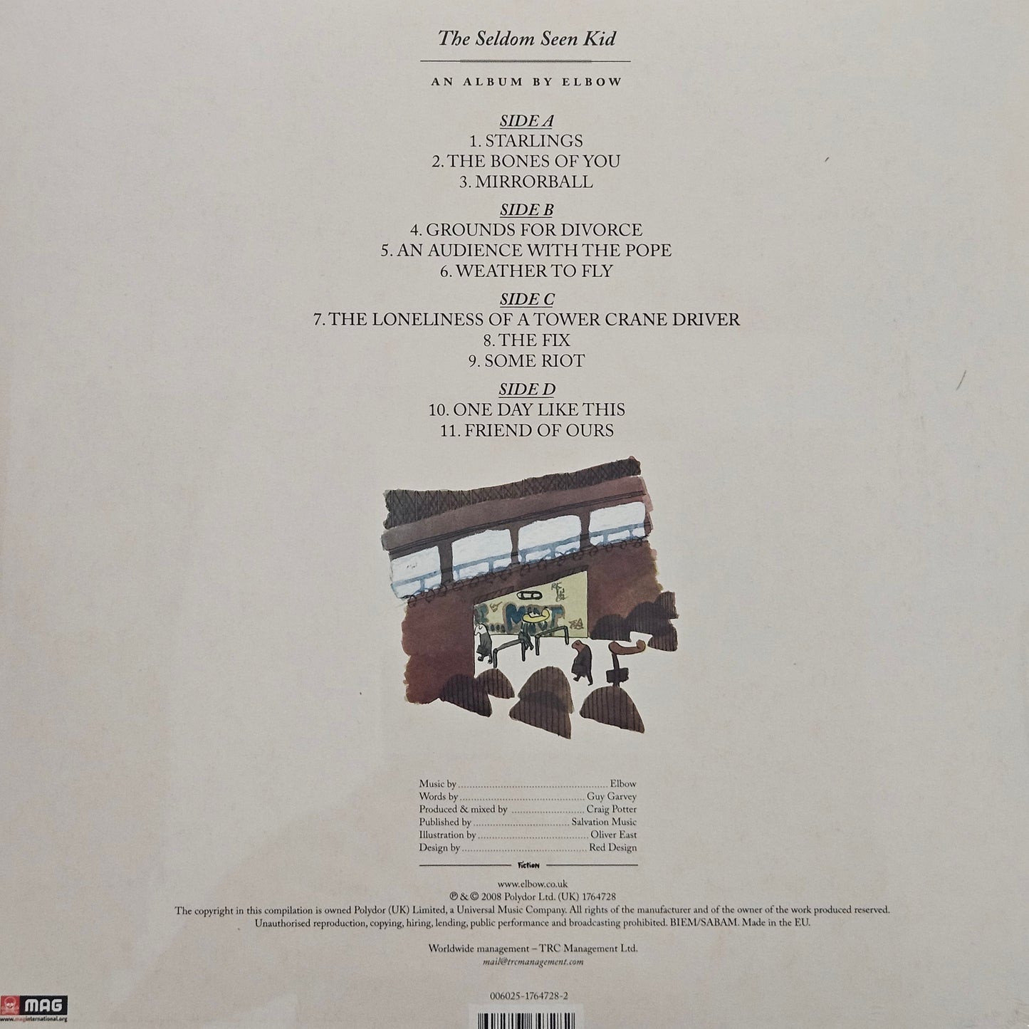 ELBOW SELDOM SEEN KID VINYL 2LP GATEFOLD