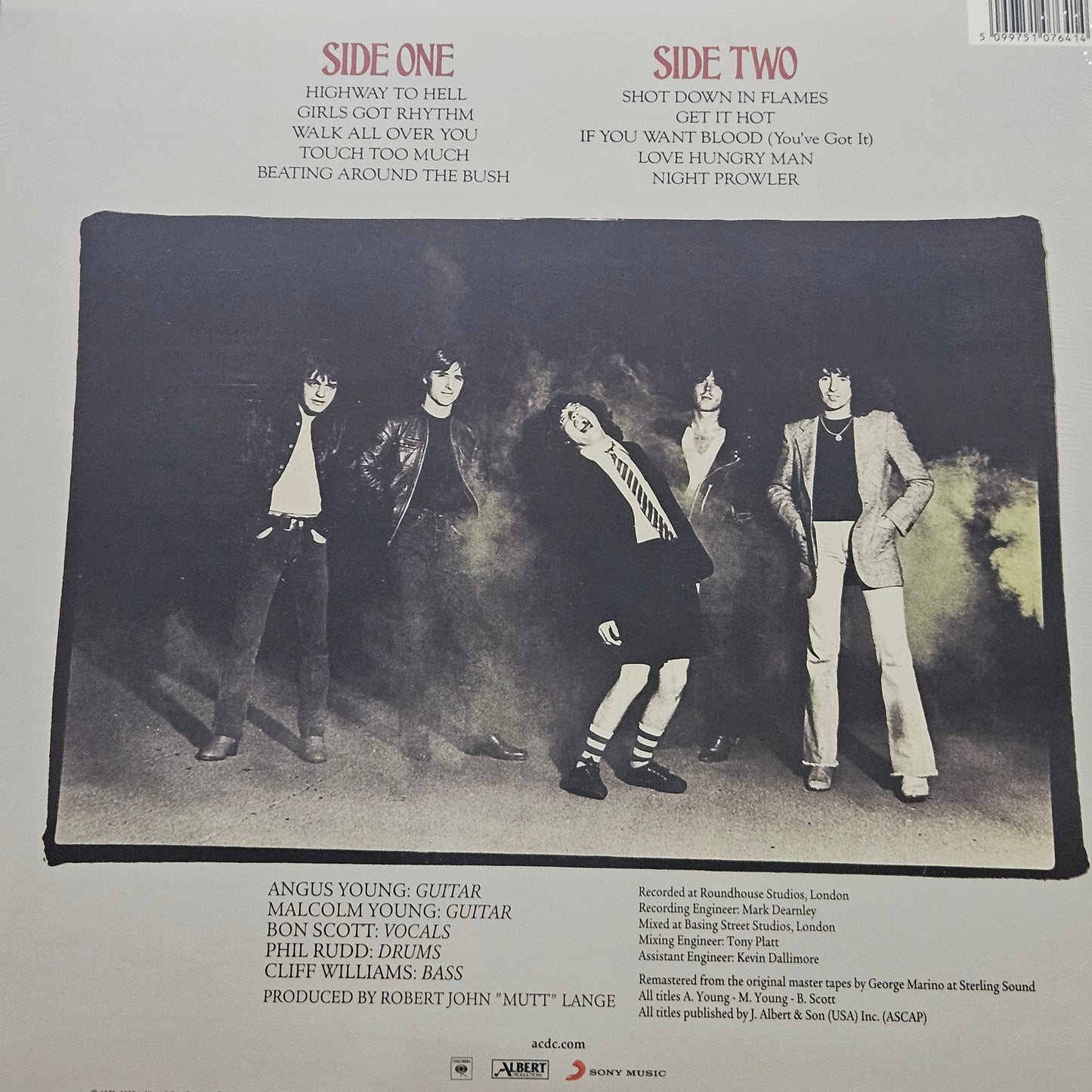 ACDC HIGHWAY TO HELL VINYL AC/DC