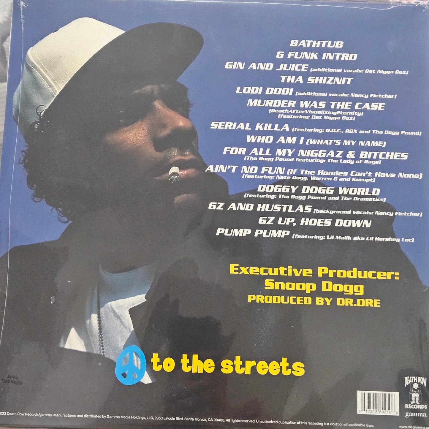 Snoop Dogg DoggyStyle 30th Anniversary Clear Vinyl 2LP GATEFOLD snoop doggy dogg