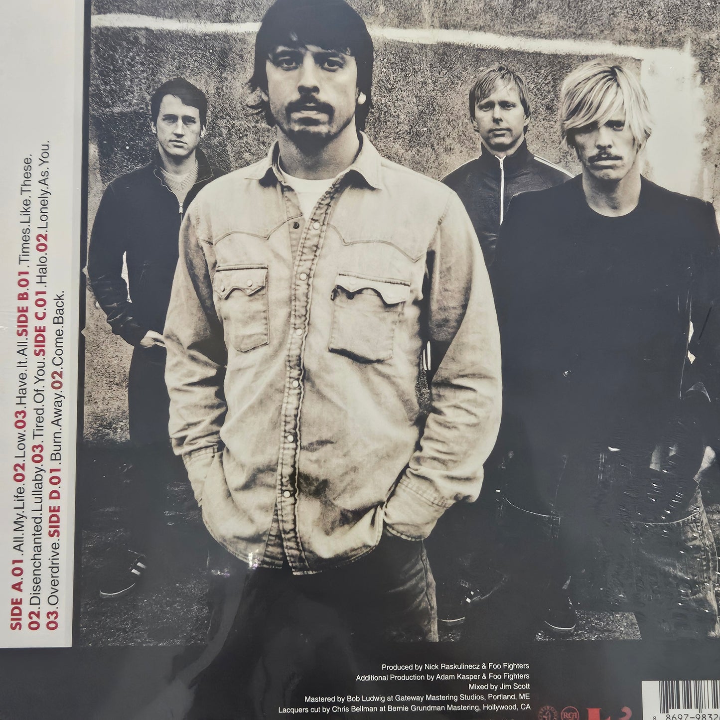 FOO FIGHTERS ONE BY ONE VINYL 2LP