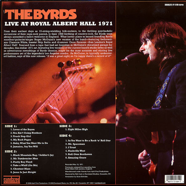The Byrds : Live At Royal Albert Hall 1971 (2xLP, Album)