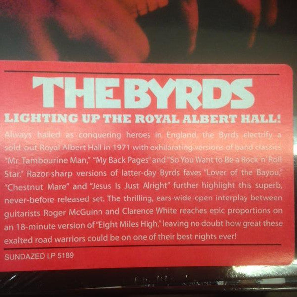 The Byrds : Live At Royal Albert Hall 1971 (2xLP, Album)