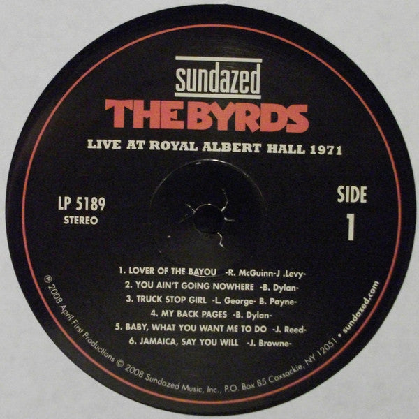 The Byrds : Live At Royal Albert Hall 1971 (2xLP, Album)