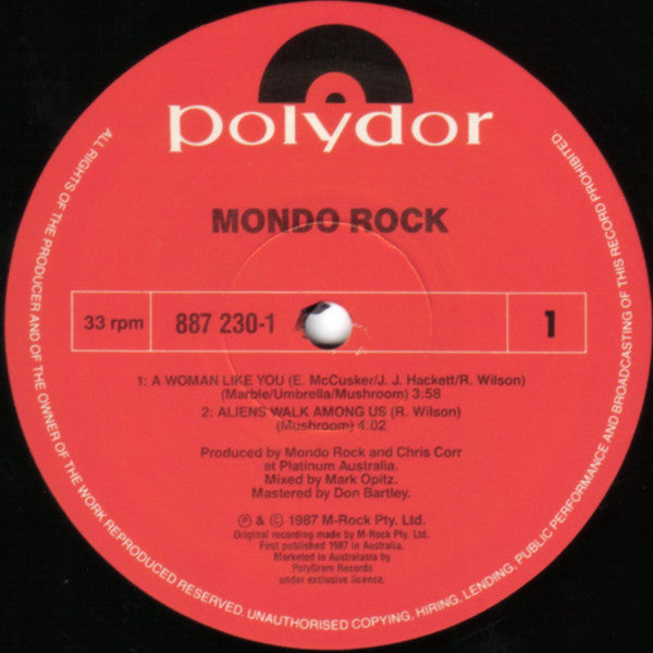 Mondo Rock : Aliens (12", EP)