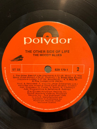 The Moody Blues : The Other Side Of Life (LP, Album)