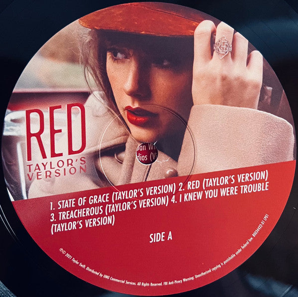 Taylor Swift : Red (Taylor's Version) (4xLP, Album, MPO)