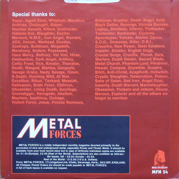 Various : Speed Kills (The Very Best In Speed Metal) (LP, Comp, RP)