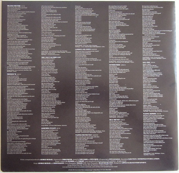 George Michael : Listen Without Prejudice Vol. 1 (LP, Album)