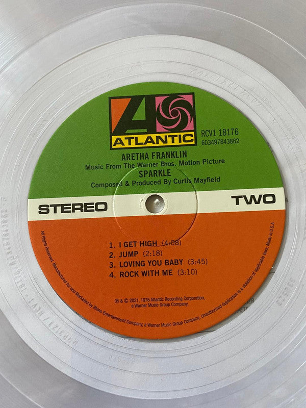 Aretha Franklin : Sparkle (LP, Album, Ltd, RE, Cle)