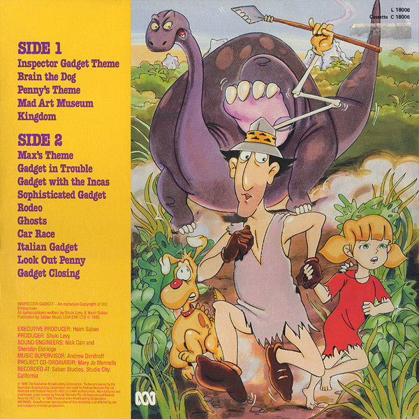 Inspector Gadget (4) : Inspector Gadget - The Music (LP, Album)