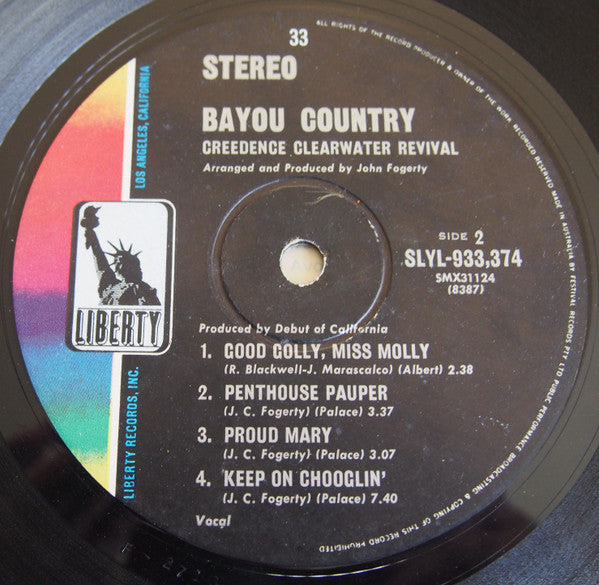 Creedence Clearwater Revival : Bayou Country (LP, Album)