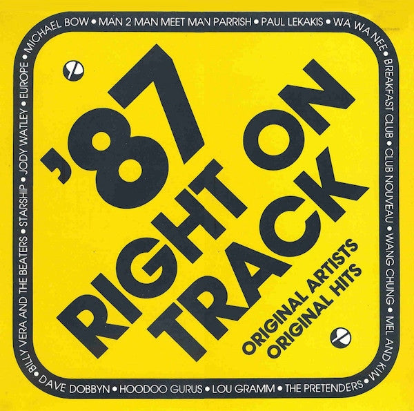 Various : '87 Right On Track (LP, Comp)