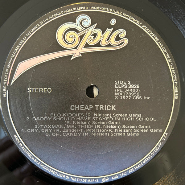 Cheap Trick : Cheap Trick (LP, Album, RE)