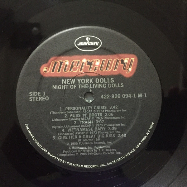New York Dolls : Night Of The Living Dolls (LP, Comp)