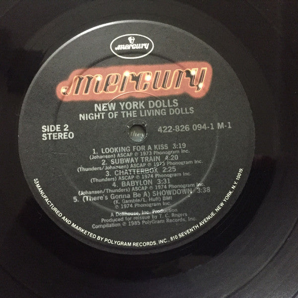 New York Dolls : Night Of The Living Dolls (LP, Comp)