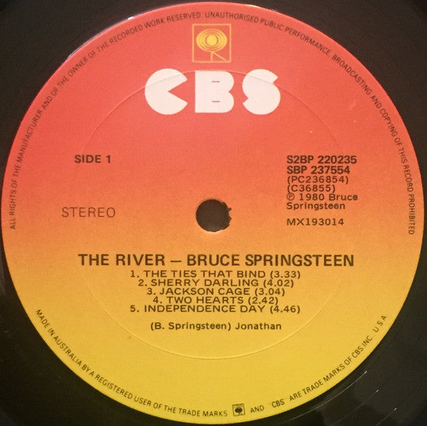 Bruce Springsteen : The River (2xLP, Album)