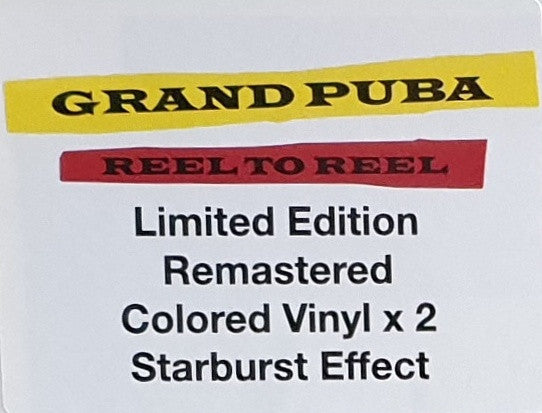 Grand Puba : Reel To Reel (Album, Ltd + LP, Ora + LP, Blu)