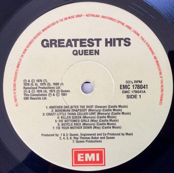 Queen : Greatest Hits (LP, Comp)