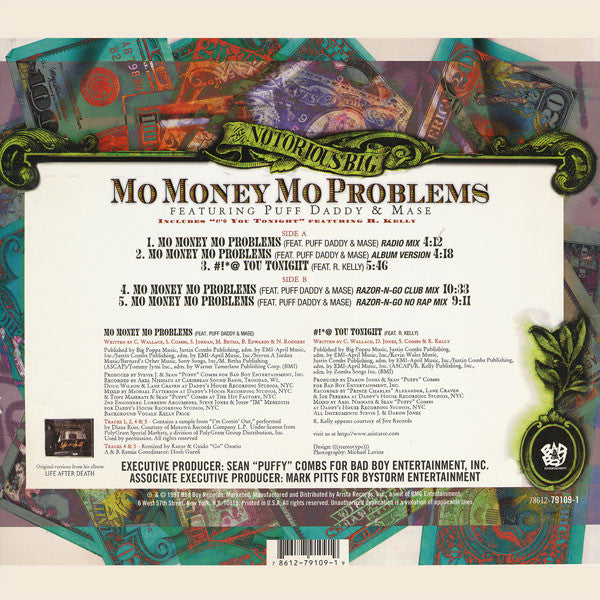 Notorious B.I.G. Featuring Puff Daddy & Mase : Mo Money Mo Problems (12", Single)