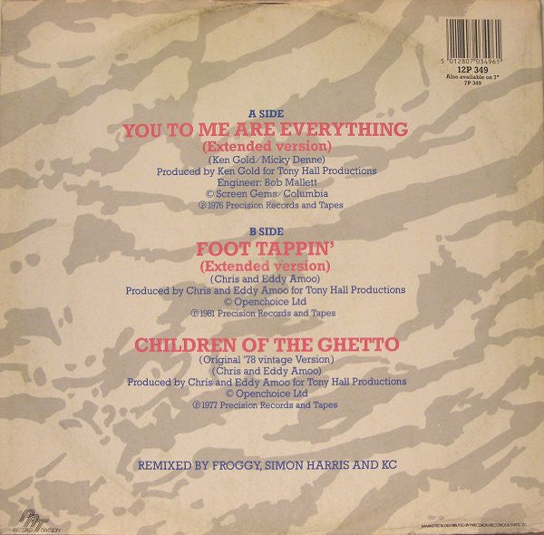 The Real Thing : You To Me Are Everything (The Decade Remix 76-86) (12", Single, Pic)