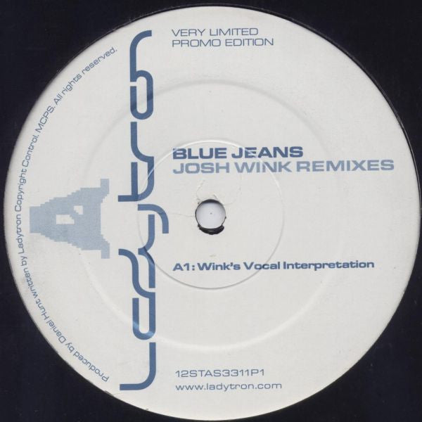 Ladytron : Blue Jeans (Josh Wink Remixes) (12", Ltd, Promo)