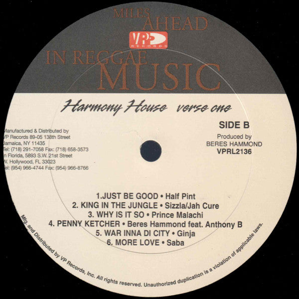 Various : Harmony House Verse One (LP, Comp)