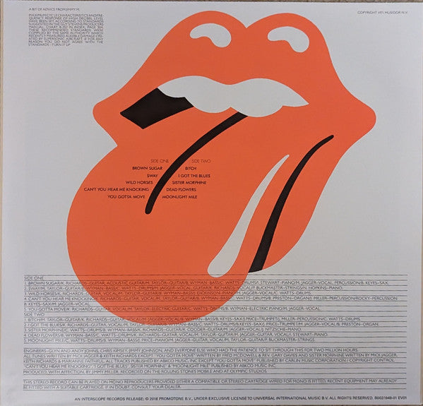 The Rolling Stones : Sticky Fingers (LP, Album, RE, RM, 180)