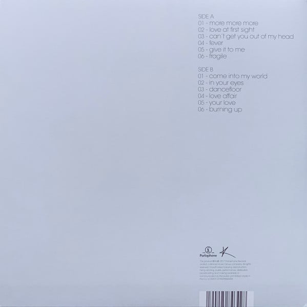 Kylie Minogue : Fever (LP, Album, RE, 180)
