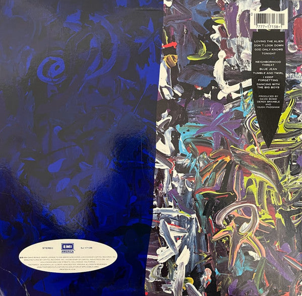 David Bowie : Tonight (LP, Album, Jac)