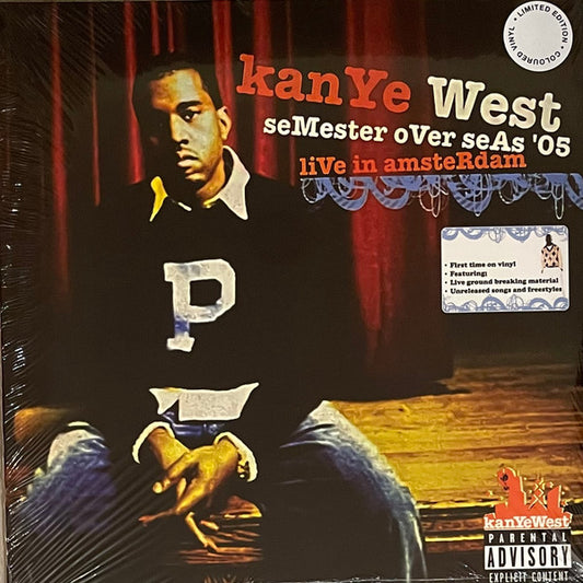 Kanye West : Semester Over Seas '05 Live In Amsterdam Live In Amsterdam  (2xLP, Comp, Unofficial, Whi)