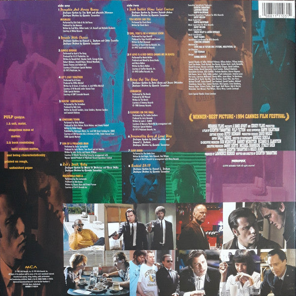 Various : Pulp Fiction (Music From The Motion Picture) (LP, Comp, RE, RM, RP, 180)