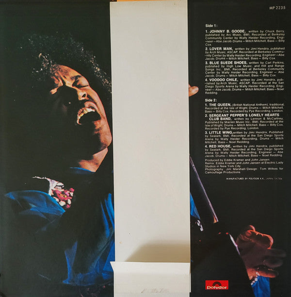 Jimi Hendrix : Hendrix In The West (LP, Album)