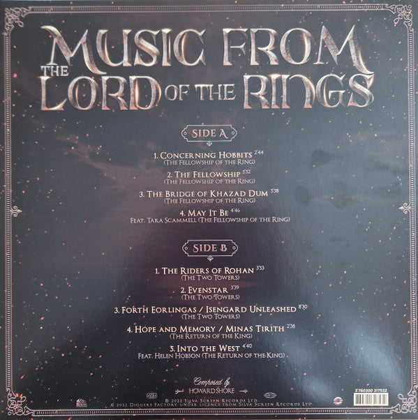 The City Of Prague Philharmonic, Crouch End Festival Chorus : Music From The Lord Of The Rings Trilogy (LP, Album, Gre)