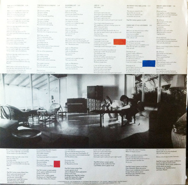 Paul McCartney : Tug Of War (LP, Album)