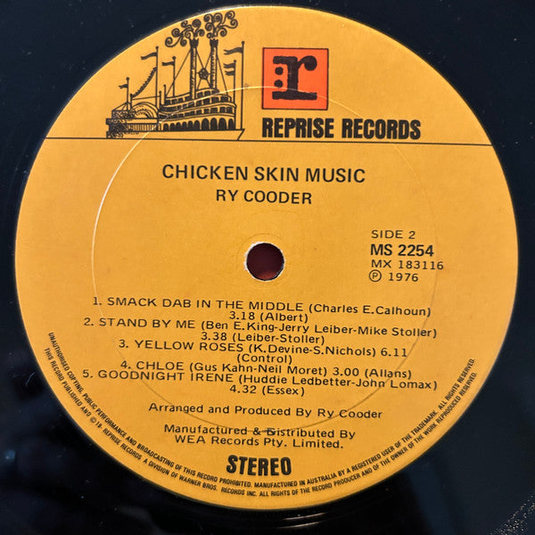Ry Cooder : Chicken Skin Music (LP, Album)