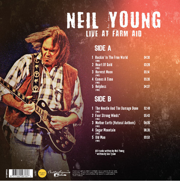 Neil Young : Live At Farm Aid (LP, Unofficial, 180)
