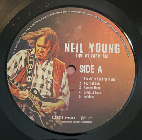 Neil Young : Live At Farm Aid (LP, Unofficial, 180)