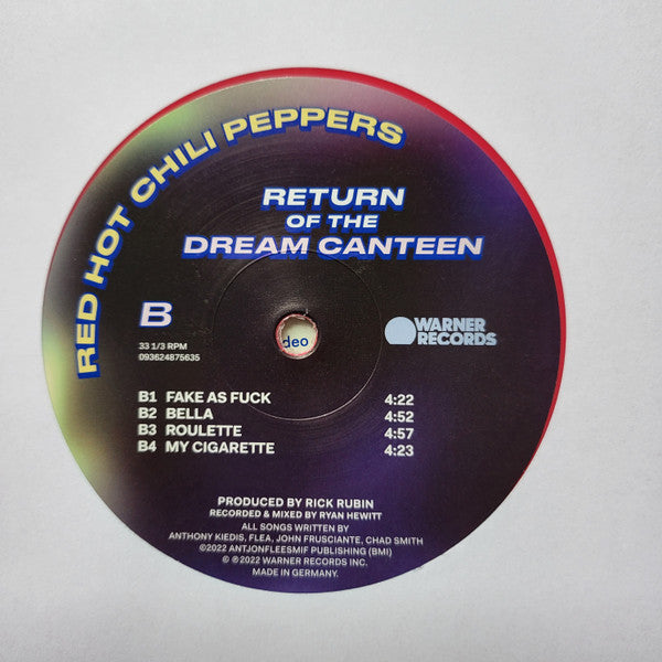 Red Hot Chili Peppers : Return Of The Dream Canteen (2xLP, Album, Ltd, Pin)
