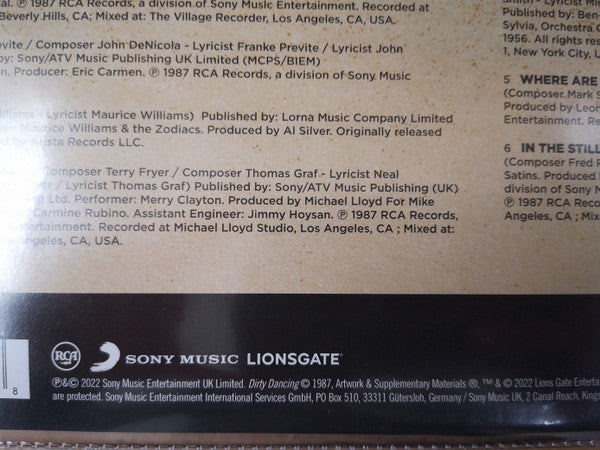 Various : Dirty Dancing (35th Anniversary Edition) (LP, Ltd, Pic)