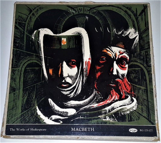 The Marlowe Dramatic Society And Professional Players : Macbeth (3xLP, Album, Mono + Box)