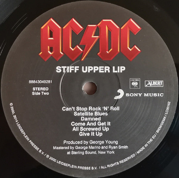 AC/DC : Stiff Upper Lip (LP, Album, RE, RM)