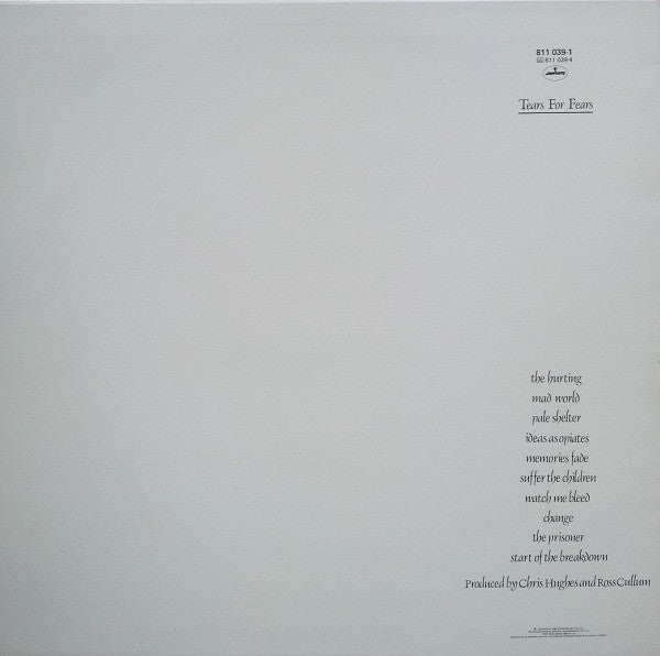 Tears For Fears : The Hurting (LP, Album)