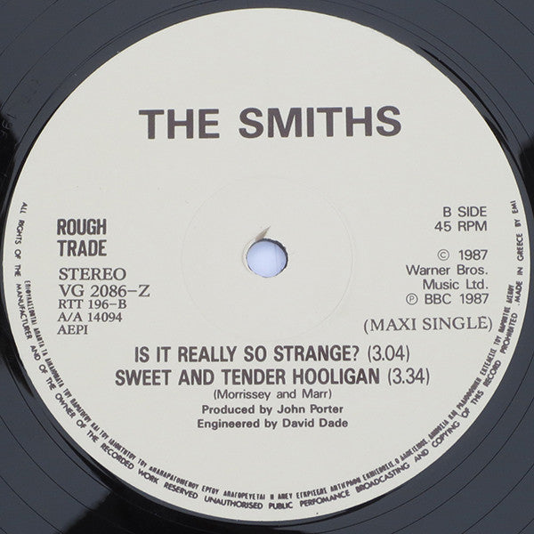 The Smiths : Sheila Take A Bow (12", Maxi, Ltd, S/Edition)