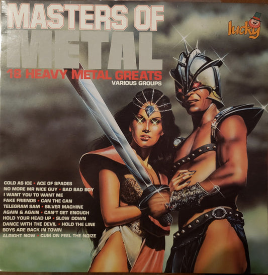 Various : Masters Of Metal 18 Heavy Metal Greats (LP)